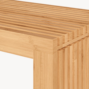 Schoenenrek Korjad 90x33x43 cm Bamboe [en.casa]