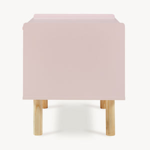 Speelgoedkist Virer 60x40x45 cm Roze [en.casa]