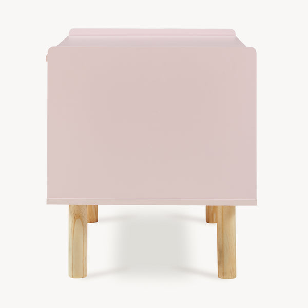 Speelgoedkist Virer 60x40x45 cm Roze [en.casa]