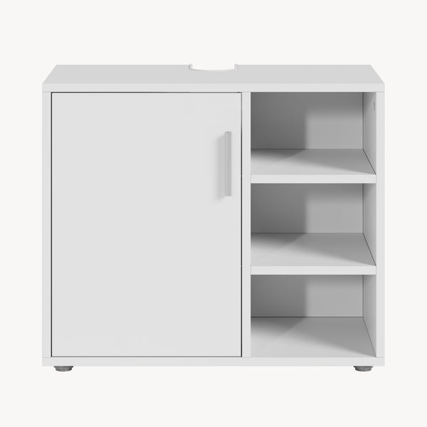 Waskomonderkast Kulaik 51x60x32 cm Wit [en.casa]