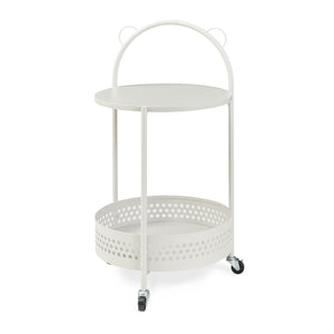 Serwagen Jässaatka staal 76x40 cm grijs [en.casa]