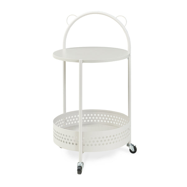 Serwagen Jässaatka staal 76x40 cm grijs [en.casa]
