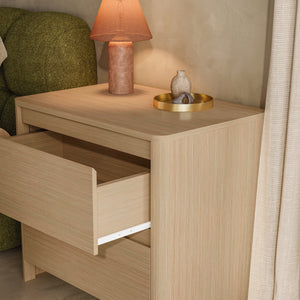 Nachtkastje Takranmaa set van 2 54x60x40 cm eikenlook [en.casa]