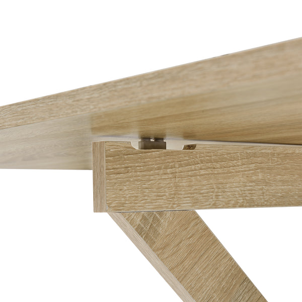 Tafel bureau opvouwbaar voor wandmontage 100x60x58 hout