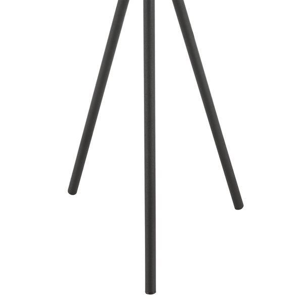 Bloempot op standaard Lasne set van 2 zwart en beige
