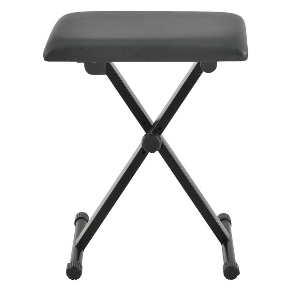Piano keyboard standaard met kruk bankje hocker zwart