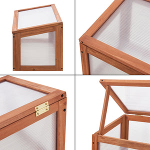 [casa.pro] Tuinkas Laarbeek kweekkas broeikas 60x30x23-30 cm