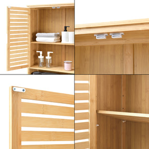 [en.casa] Ombouwkast Geta toiletombouw bamboe 170x66x23 cm