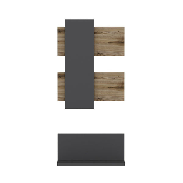 [en.casa] Wandplank Egtved Eiken en antraciet