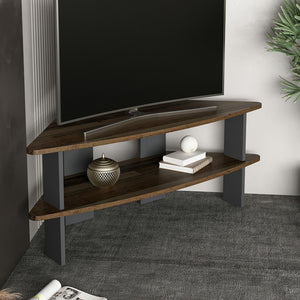 [en.casa] TV meubel Fredensborg Altholz 116x40x45 cm antraciet