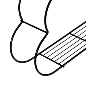 [en.casa] Wandrek Tønder metaal set van 3 zwart