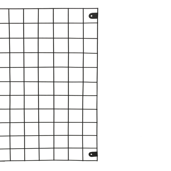 [en.casa] Wandrek Sæby industrieel metaal 75x55 cm zwart