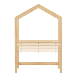[en.casa] Kinderbureau Suså 160x110x50 cm verstelbaar houtkleurig