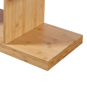 [en.casa] Boekenkast Gullspång schap 130x55x30 cm bamboe