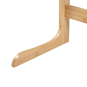 [en.casa] Bureau Hægebostad laptoptafel 65x60x40 cm bamboe