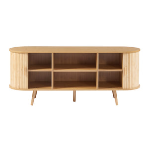 [en.casa] Dressoir Nordkapp 140x40x56 cm houtkleurig