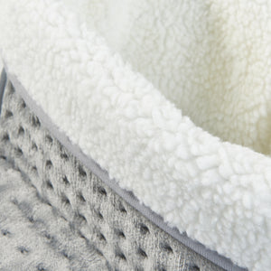 [en.casa] Elektrische voetenwarmer Bari 26x30x30 cm 100W grijs