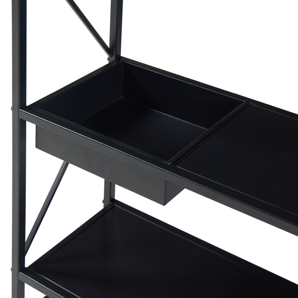 Plantenstandaard Berkelland 65,5x60x20 cm zwart [en.casa]