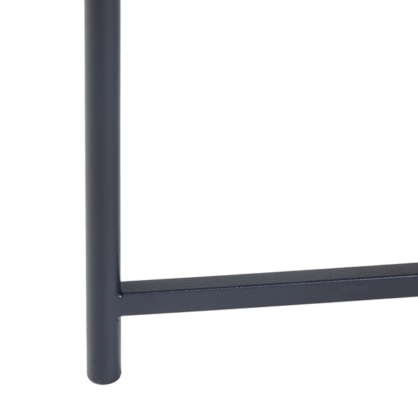 [en.casa] Bijzettafel Sälen rond Ø40x50 cm zwart