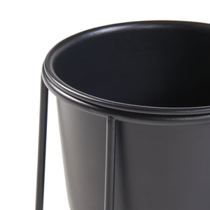 [en.casa] Plantenstandaard Nesseby set van 2 zwart