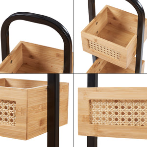 Staand rek Tervola badkamerrek 73x23x18,5 cm [en.casa]