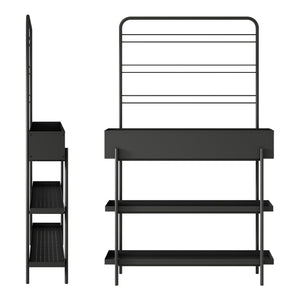 Plantenrek Aalsmeer met verhoogde plantenbak zwart casa.pro