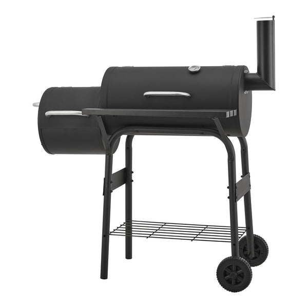 Smoker barbecue Arielli 115x110x64 cm zwart casa.pro