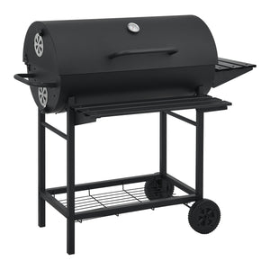 Houtskool BBQ Armento met deksel 95x108x61 cm zwart casa.pro