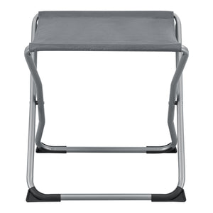 2-in-1 tuinkruk en tuintafel Barete 47x47x37 cm grijs [en.casa]