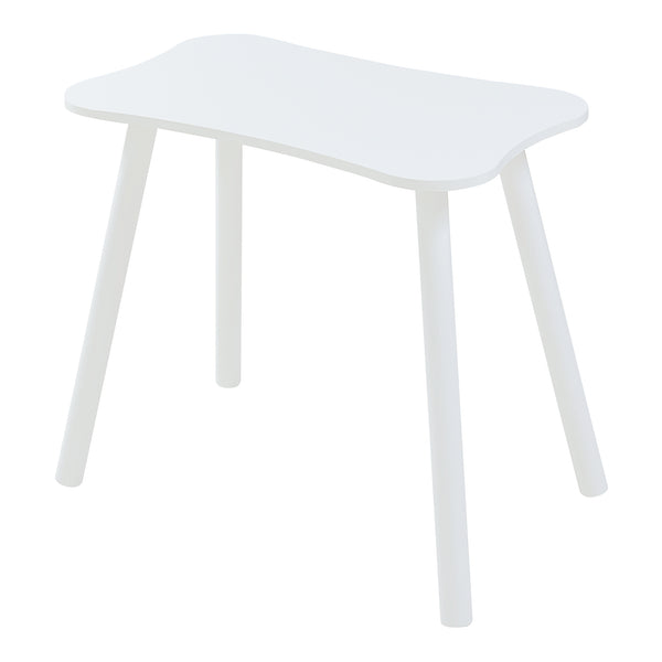 Kindertafel met 2 kinderstoelen Panjang wit [en.casa]