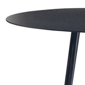 Bijzettafel Sula set van 2 zwart [en.casa]