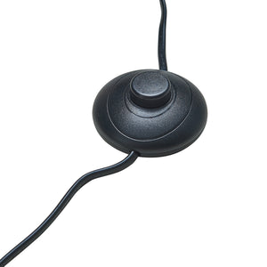 Staande lamp Ashton vloerlamp 153 cm zwart en wit E27 lux.pro