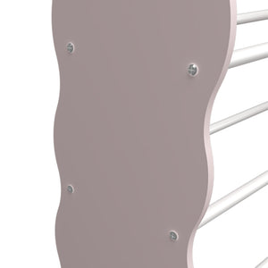 Kinderkast Vestnes met 12 boxen 78x86x27 cm roze en wit [en.casa]