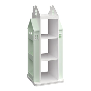 Kinderkast Vipsali 108x40x40 cm mintgroen en wit [en.casa]