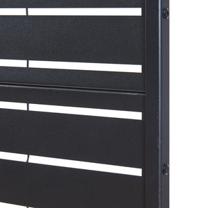 Scheidingswand Trolu zwart 200x100x50 cm casa.pro