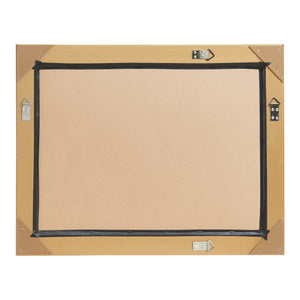 Wandspiegel Punkalaidun rechthoekig 80x60 cm goudkleurig [en.casa]