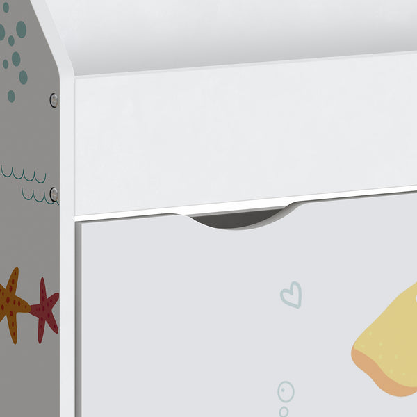 Kinderrek Aarnskona wit met Aqua Dream motief [en.casa]