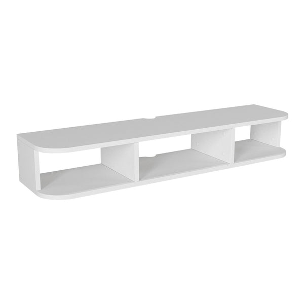 Tv-meubel Oundsvas zwevend wit 120x30x19 cm [en.casa]