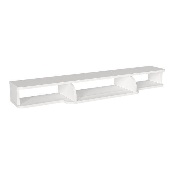 TV meubel Aar zwevend 135x30x16 cm wit [en.casa]