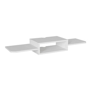 TV-meubel Tar zwevend 115x30x16 cm wit [en.casa]