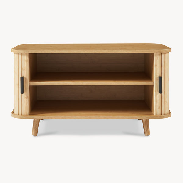 Schoenenkast Tvedestrand met zitkussen 50x80x40 cm naturel en beige [en.casa]