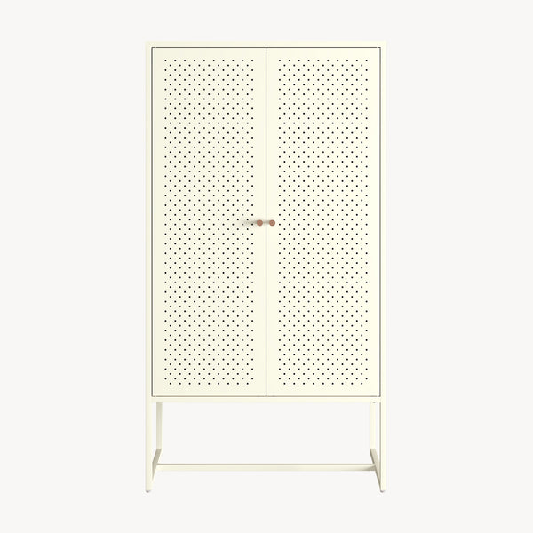 Woonkamerkast Viitasaari commode 150x80x40 cm crèmewit [en.casa] 