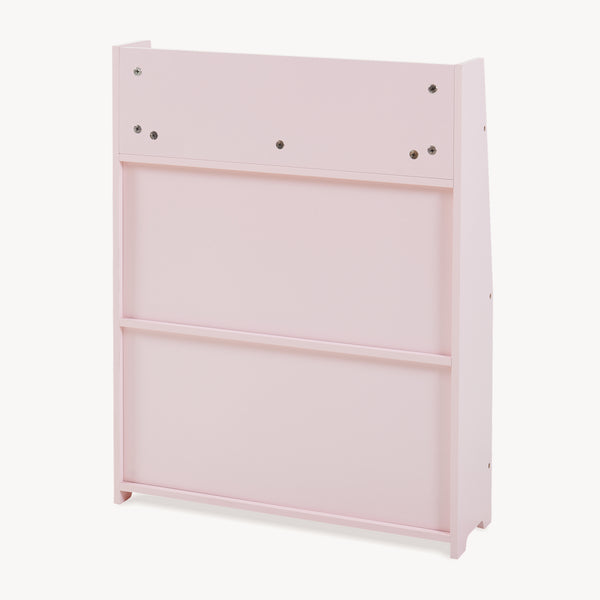 Kinderboekenrek Virer met 3 open vakken 78x60x18 cm roze [en.casa] 