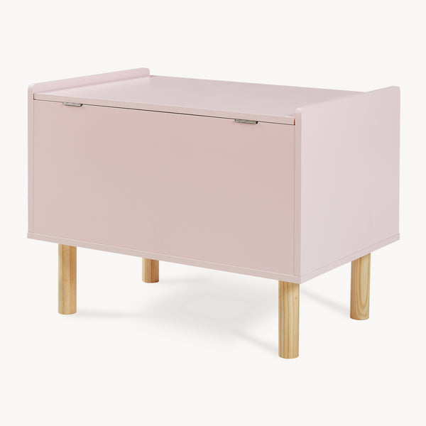 Speelgoedkist Virer 60x40x45 cm Roze [en.casa]
