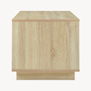 Salontafel Kenta 80x45x40 cm Sonoma-eikenlook/wit [en.casa]