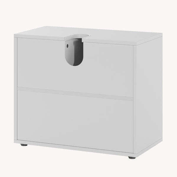 Waskomonderkast Kulaik 51x60x32 cm Wit [en.casa]