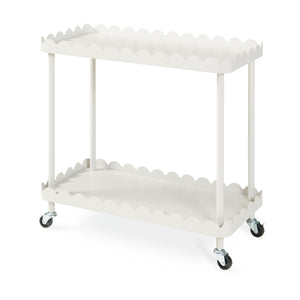 Serveerwagen Bolmanralu trolley 60x61x31 cm grijs [en.casa] 