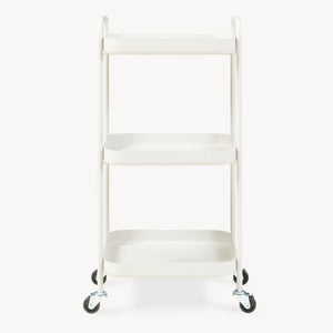 Serveerwagen Kelevn trolley 67x33x31 cm grijs [en.casa] 