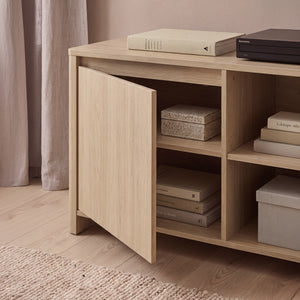 Tv-kast Takranmaa 150x40x50 cm eikenlook [en.casa]