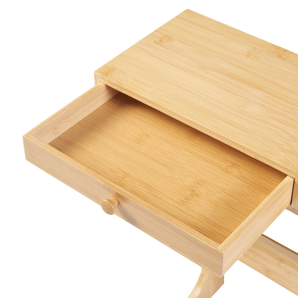 [en.casa] Monitorstandaard Hallstahammar verhoger 56x18x9,5 cm bamboe